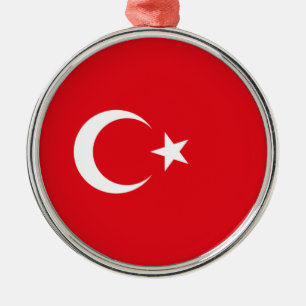 Drapeau turc (Turquie) Ornement en céramique