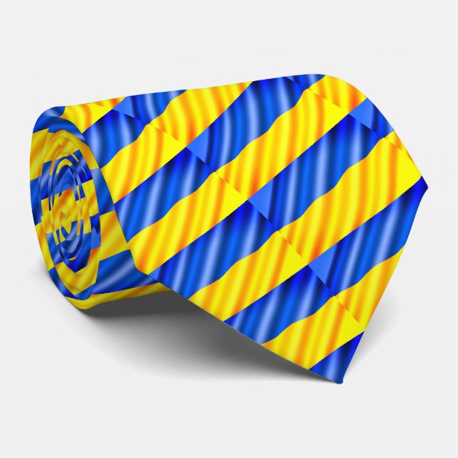Drapeau ukrainien - Paix - Ukraine Cravate de la l (Roulé)