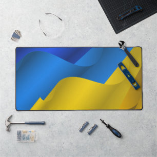 Drapeau ukrainien stylisé