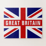 Drapeau Union Jack britannique puzzle personnalisé<br><div class="desc">Britanniques Union Jack drapeau puzzle personnalisé dans boîte cadeau. Personnalisé grand puzzles photo 16 x 20 pouces. Faites votre propre cadeau unique avec votre logo, drapeau, image, image, etc. Amusant pour petits et grands. Idées cadeaux pour la réunion, Anniversaire, vacances de Noël, événements, affaires et plus encore. Téléchargez votre image...</div>