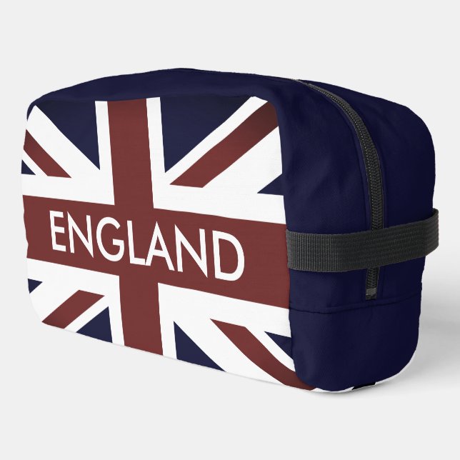 Drapeau Union Jack britannique sac de toilette de  (Coin gauche)