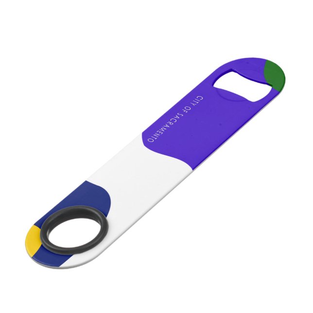 Drapeau urbain de Sacramento (Californie) (Devant angulaire)