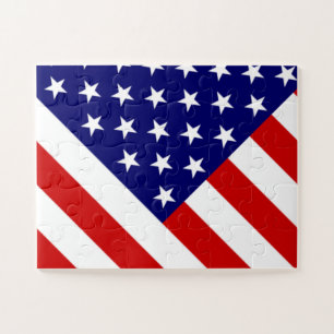 Drapeau USA 11x14 30pc jpcn Jigsaw Puzzle