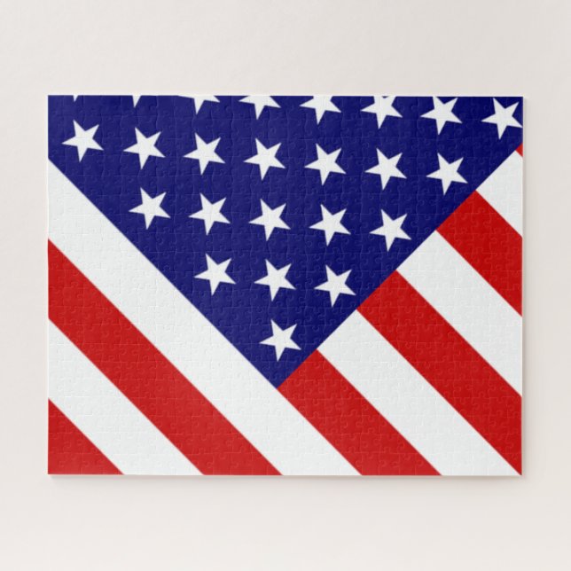 Drapeau USA 16x20 520pc jpcn Jigsaw Puzzle (Horizontal)
