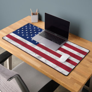 Drapeau USA vintage rouge blanc bleu patriotique a