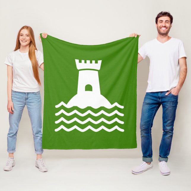 Drapeau vetravien - Couverture polaire moyenne (En situation)