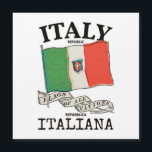 Drapeau vintage du pays Italie<br><div class="desc">Drapeau vintage du pays Italie</div>