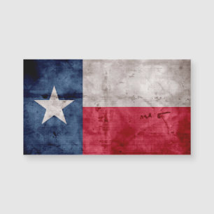 Drapeau vintage patiné d'état du Texas