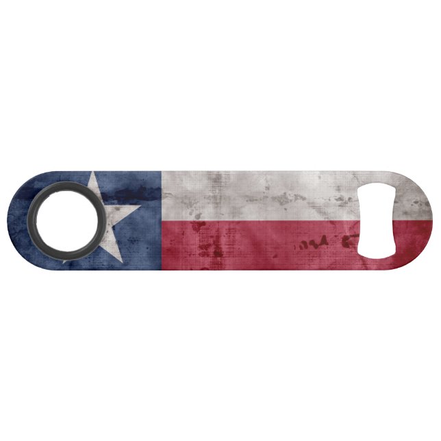 Drapeau vintage patiné d'état du Texas (Devant (Horizontal))