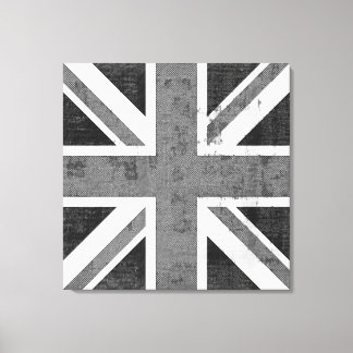 Drapeau vintage Royaume-Uni toile enveloppée