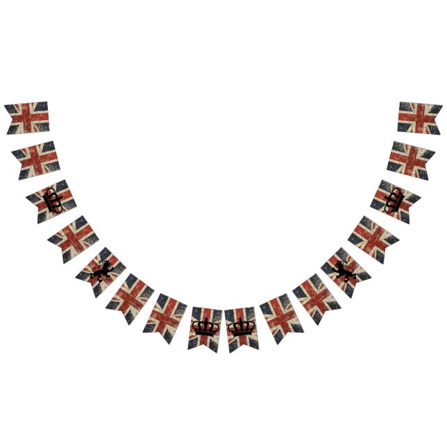 Drapeaux à fanions - Union Jack Royaume-Uni (Tout)