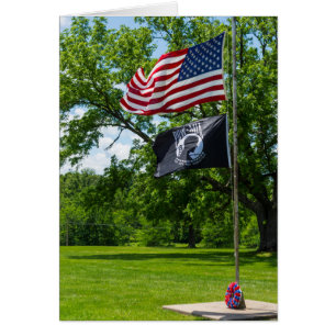 Drapeaux américains et POW