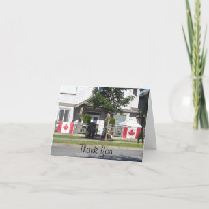 Drapeaux canadiens - Merci