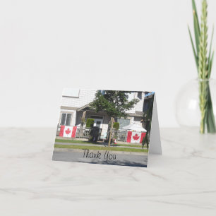 Drapeaux canadiens - Merci