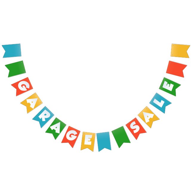 Drapeaux de banderole de vente de garage (Tout)