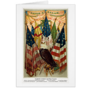 Drapeaux de bataille de guerre civile no.1