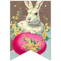 DRAPEAUX DE BUNGING PÂQUES POUR LA DÉCORATION