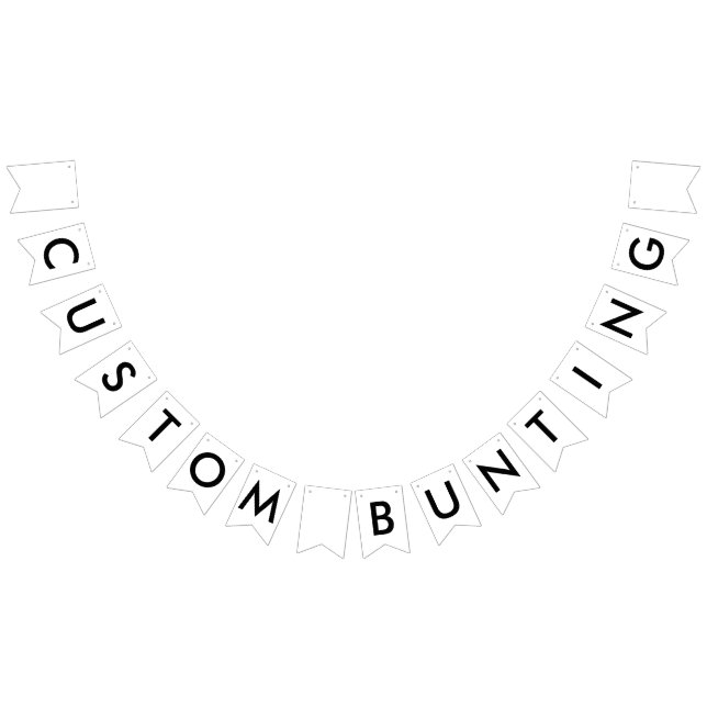 DRAPEAUX DE BUNTAGE PERSONNALISÉS (Tout)