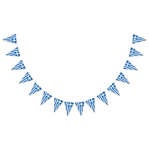 Drapeaux de Bunting Grèce