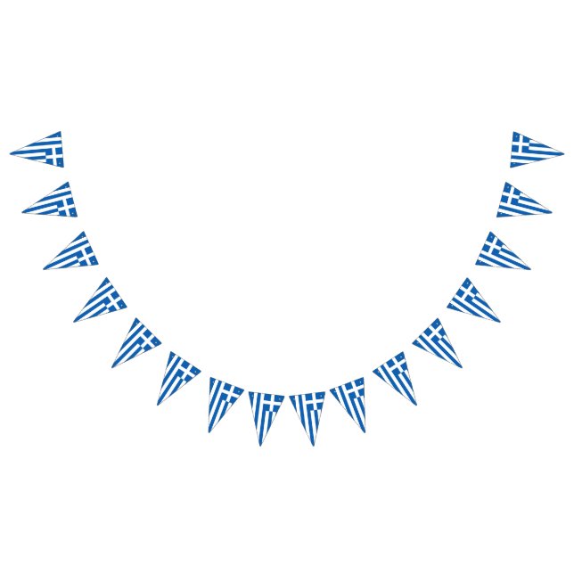 Drapeaux de Bunting Grèce (Tout)