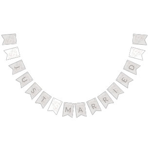 Drapeaux de Bunting Mariages mariés
