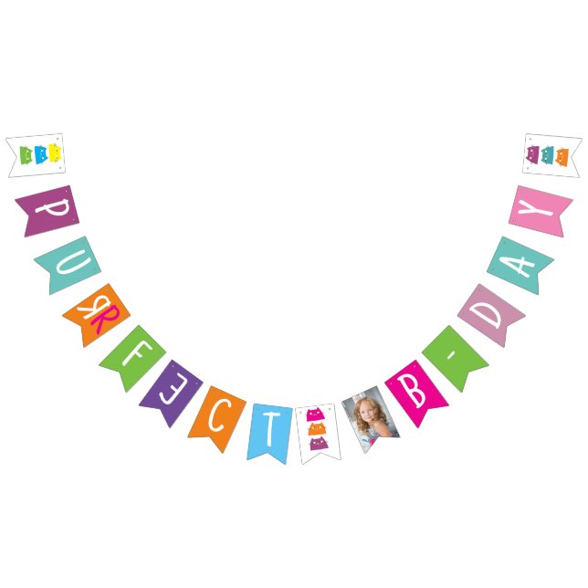 Drapeaux de fanions d'anniversaire photo (Tout)