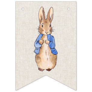 Drapeaux de fanions de lapin de Pâques classiques