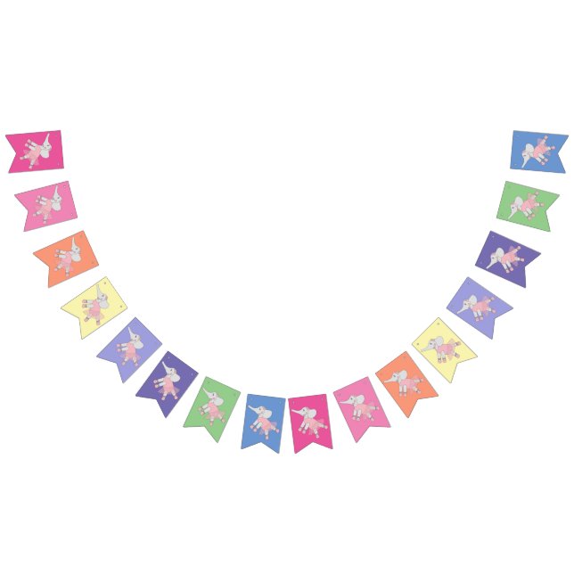 Drapeaux de guirlande arc-en-ciel éléphant Balleri (Tout)