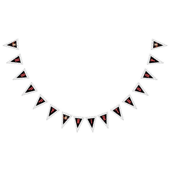 Drapeaux de guirlande d'anniversaire de rockstar p (Tout)