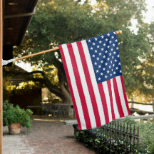 Drapeaux de maison patriotiques américains drapeau