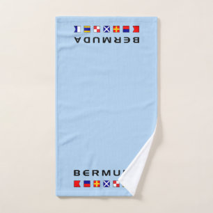 Drapeaux des signaux marins des Bermudes Couleur c