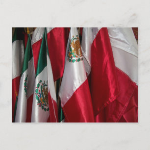 Drapeaux du Mexique Carte postale