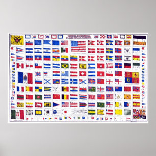 Drapeaux du Monde Poster