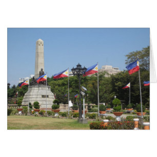 drapeaux du monument de rizal