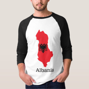 Drapeaux et pays T-Shirt Albanie
