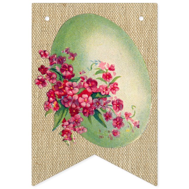 Drapeaux rustiques à rabat sur les oeufs de Pâques (Deuxième drapeau)