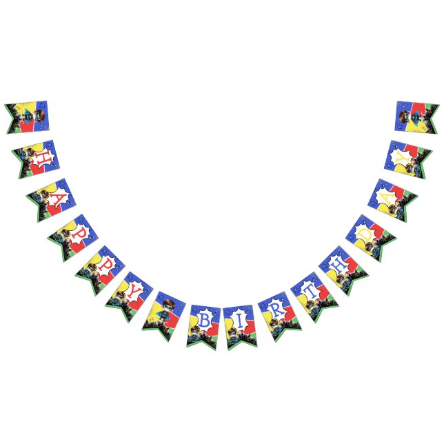 Drapeaux superhero Anniversaire (Tout)