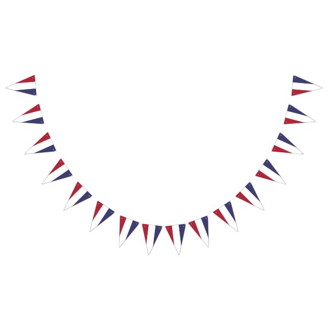 Drapeaux triangulaires USA pour décoration patriot (Tout)