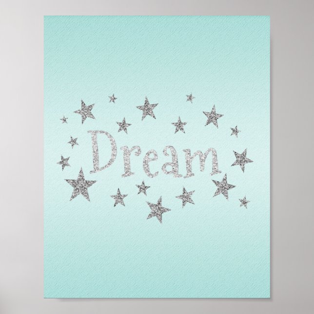 Dream Aqua avec affiche de Parties scintillant en  (Devant)
