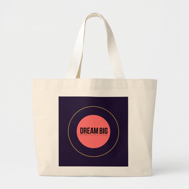 Dream Big — 90s Maximalist Tote Bag | Retro (Devant)