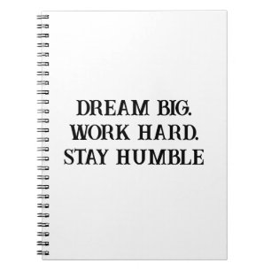 Dream Big Inspirational Carnet for Men