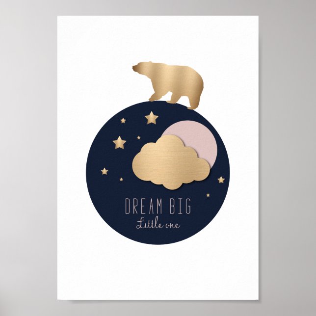 Dream Big Little One, Poster (Devant)