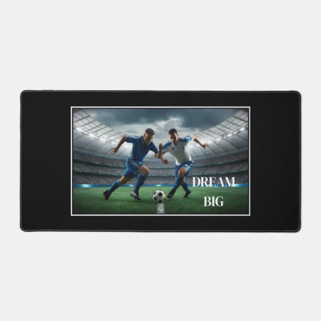 Dream Big Soccer Desk Mat (Recto)