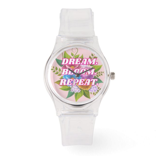 Dream Bloom Répéter la montre féminine - Élégant f (Recto)