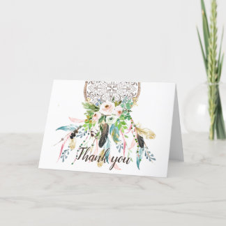 Dream Catcher Carte de remerciements