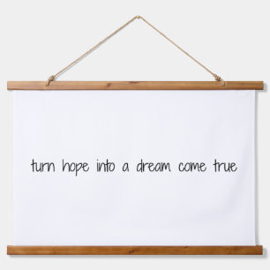 Dream Come True Bois Taché Tapisserie murale
