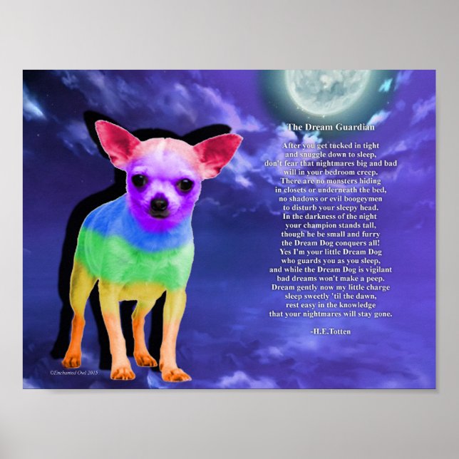 Dream Dog Poster (Chihuahua) (Devant)