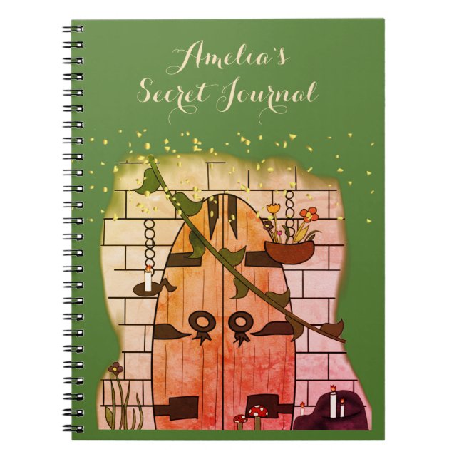 Dream Door Fairy Tale Dessin Secret Journal (Devant)