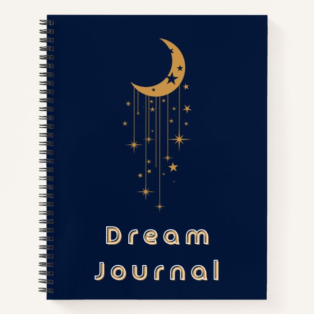 Dream Journal - Lune céleste et étoiles pendantes (Devant)