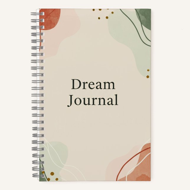 Dream Journal - Pastel Abstrait (Recto)